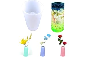 YANMUCY Stampi In Resina Per Vaso Stampi In Resina Epossidica In Silicone, Stampi In Silicone Per Resina, Stampi Per Vasi In Silicone Per Fusione Di Resina In Silicone Per Stampi Per Pennelli Da Trucco