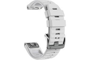 NotoCity Armband für Garmin Fenix 6/Fenix 6 Pro/Fenix 7/Fenix 5/Fenix 5 Plus/Forerunner 935/945/Instinct, 22mm Breite Silikon Estrazarmband Quick-Fit Uhrenarmband für Garmin, Mehrfache Farben