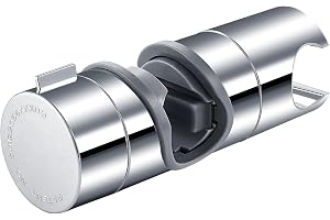 Duschhuvudhållare, Joyoldelf 16-19 mm justerbar duschhållarfäste, krompläterade duschhållare för duschhuvud
