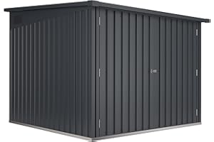 Hoggar by Okoru Armoire 4 vélos Nyon 4,2 m2 - Garantie 10 Ans - 204x206x163cm. Placard Jardin