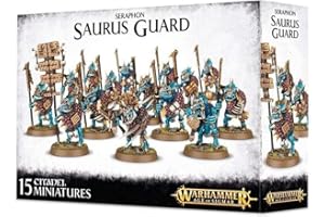 Games Workshop Warhammer AoS - Seraphon Saurus Guard 99120208016 Noir