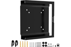 AIWEIWA Supporto per HP Desktop Mini PC Supporto VESA/Muro/Sotto Scrivania Supporto per HP EliteDesk 800 805 HP ProDesk 600 405 400 HP 260 Desktop Mini PC Supporto per HP con fascette e viti