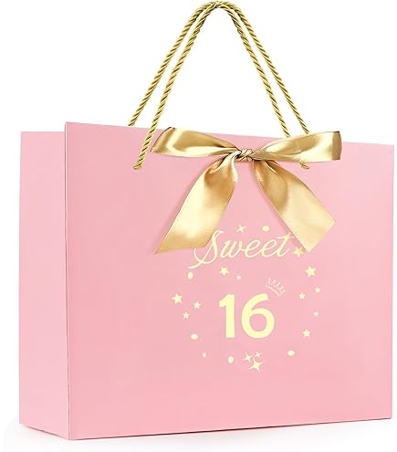 Carte D’anniversaire Sweet 16 Avec Enveloppe | Design Floral Aquarelle | Papier Premium 300 G/m² | Cadeau Adolescent