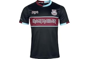 Iron Maiden IMFC West Ham Jersey Unisex Trikot schwarz Band-Merch, Bands, Fußball, Sport, Trikots
