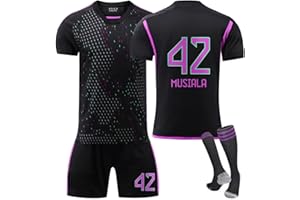 GENERISCH Fußbal Trikot Set, 23/24 Bayern Hause/Auswärts Fussball Trikot Set Kinder Erwachsene Fußballtrikot Kit Football Jerseys Trainingsanzug Soccer T-Shirt Shorts und Socken Anzug für Jungen Herren