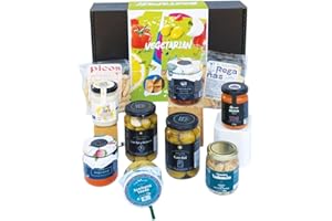 BOXTAPAS! Vegetarian Tapas Box - Gourmet Spanish Food Hamper with Authentic Spanish Delicacies - Tapas Set - A Unique Gift Box for Vegetarians & Special Occasions
