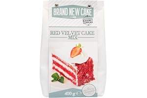 BRAND NEW CAKE BrandNewCake® Preparato per Torta Red Velvet 400gr - Senza Glutine - Facile e Veloce da Preparare
