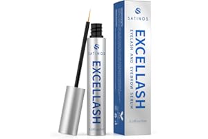 SATINOS Wimpernserum Augenbrauenserum | Wimpern Augenbrauen Serum Schnell Wachtsum Testsieger ku2 Hormonfrei | Lash & Brow Booster ohne Hormone | Eyelash Growth Serum | 5ml