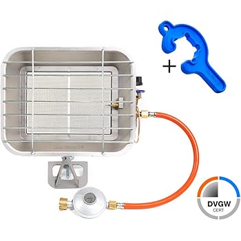 6 5 Kw Gas Infrarotheizung Mit Wandhalterung Camping Gasheizung Infarot Gasheizer Warmestrahler Made In Germany Gasofen Campingheizung Heizung Werkstatt Garage Terrasse