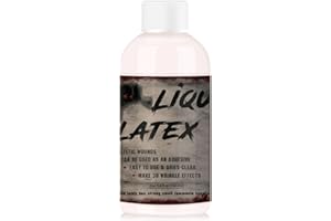 CHASPA Light Flesh Liquid Latex SFX Makeup for Halloween Costume, Special Effects Make Up Face and Body Glue for Skin Monster Zombie Scar Wounds Makeup, 6.8 FL.OZ