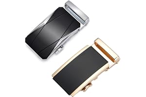 Jzhen 2 Stück Herren-Gürtelschnallen 40mm Metall Gürtelschnalle Automatikschnalle Wechselschnalle für Gürtel Wechselgürtel