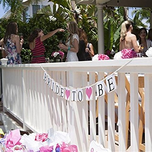 Veewon Bride To Be Hochzeit Bunting Fahnen Schilder Brautparty Garland Bachelorette Party Dekorationen - 5