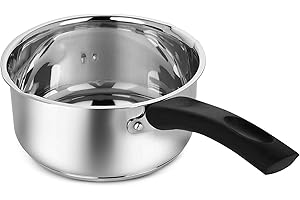 Penguin Home - Casserole Professionnelle Avec Couvercle Compatible Avec L'Induction, En Acier Inoxydable Poli - 18 cm, 2 L