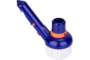 JEFFERGARDEN Aspirateur de Sol pour Piscine Tête de Brosse de Nettoyage pour Piscine Step Corner Pool Floor Vacuum Cleaner Brush Aspirateur Brosse Spas Bains à Remous Brosses de Nettoyage à Poils Fins