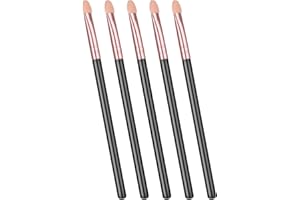 WLLHYF Make-up Pinsel Set - Lidschatten Applikatoren Schwamm Pinsel Set (Roségold, 5pcs)