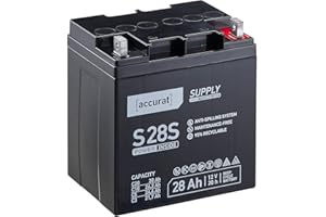 Ective EBC Series | 12 V Lead Battery | 7 Variants: 9 Ah - 28 Ah | 12 Volt AGM VRLA Gel Battery | Deep Cycle | Maintenance-Free Solar Lead Gel Battery