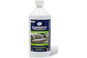 TECNO CLEAN Cleanspot - Detergente concentrato per tessuti e tappeti Wash & Refresh, per Pulitori di Tappezzeria e Moquettes Auto e Divani, Pet Friendly 1 litro