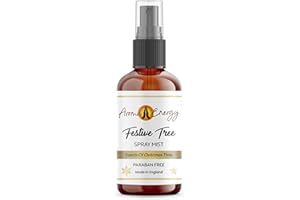 Aroma Energy Christmas Festive Tree Fragrance Oil Room Spray - Fragrant Xmas Scented Home Mist Spritz, 10ml