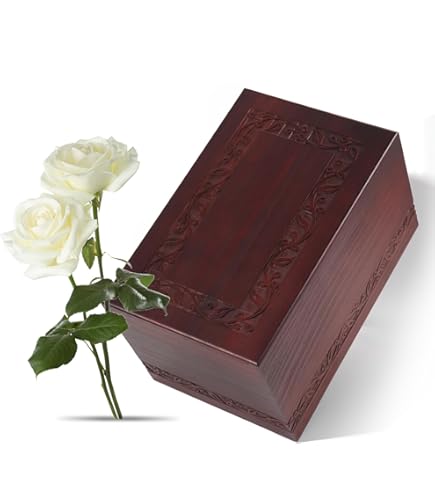 BOLD & DIVINE Urne Funéraire Arbre De Vie | Urne Funéraire Pour Cendres Humaines Pour Adulte | Urne Funéraire Funéraire | 500 Cm³ Pour Adulte Avec Sac En Velours