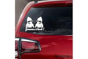 kdosublim Autocollants Bébé à Bord, Jumeaux Swag, Blanc