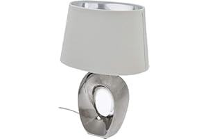 REALITY LEUCHTEN Reality Taba Sobre Mesa, Plateado