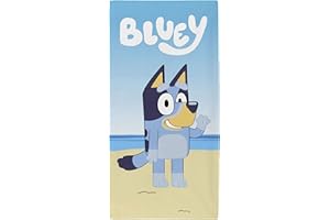 Coco Moon Asciugamano da spiaggia e da bagno super morbido Bluey Bath per ragazze e ragazzi