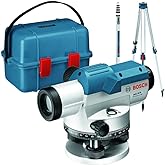 Bosch Professional Optik Nivelman Cihazı Gol 26 D (&Ouml;l&ccedil;&uuml;m Birimi: 360&deg;, &Ccedil;alışma Alanı: 30 M, B&uuml;y&uuml;tme: 26X, Kutuda) | 26 kat b&uuml;