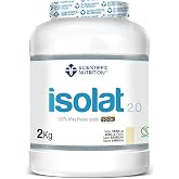 Scientiffic Nutrition - Isolat 2.0, Whey Protein, ISO Protein Isolate with Lactase, Whey Protein Powder - 2 kg, Vanilla.
