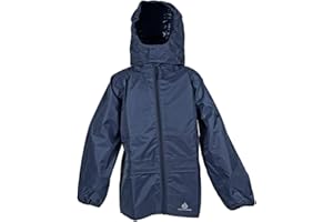 DRY KIDS Packaway Waterproof Jacket. Unisex coat ideal for Outside play. Matches DryKids overtrousers DK002