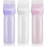 3 Stück Haarfärbebürste Flasche Haarfärbemittel Flasche Bürste Färben Shampoo Flasche Ölkamm Haarwerkzeuge Applikator Pinsel 