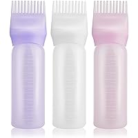 3 pezzi spazzola per tinture per capelli bottiglia per tintura per capelli spazzola per tintura shampoo bottiglia olio pettin