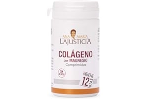 ANA MARÍA LAJUSTICIA Ana Maria Lajusticia - Colágeno hidrolizado con magnesio – 75 comprimidos articulaciones fuertes y piel tersa. Regenerador de tejidos tipo 1 y tipo 2