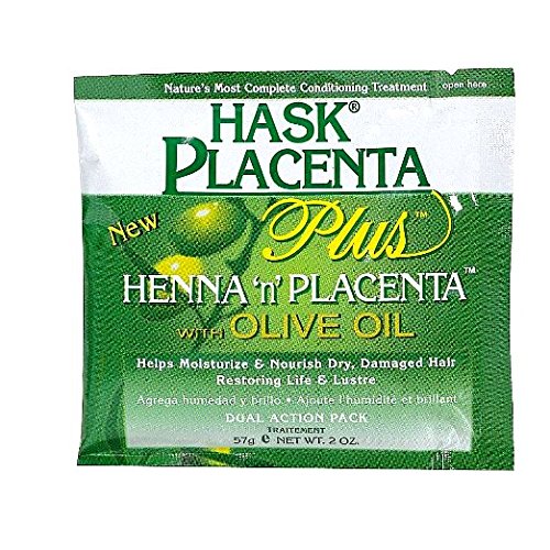 HASK PLACENTA Plus Henna n Placenta with Olive Oil 2oz/57g