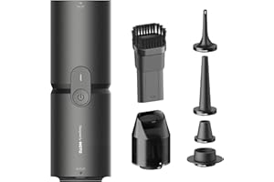 ‎HOTO HOTO Autostaubsauger, 15000Pa Saugleistung, 4-in-1 Akku-Handstaubsauger Auto mit Waschbarem HEPA-Filter, Mini-Luftgebläsepumpe, Tragbar Handstaubsauger für Auto, Bürotisch, Tastaturen, Kaffeemaschinen