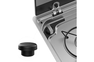 Siegvoll 8 Tappi di Copertura in Gomma per Viti, Adatti per Piani Cottura, Smev e Thetford, Accessori per Piano Cottura Camper