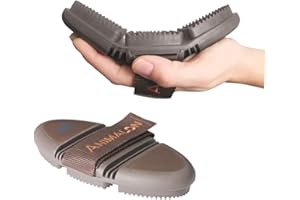 Animalon CareFlex Étrille| Brosses Professionnelles en Caoutchouc pour Chevaux | Brosse Souple et Flexible pour Chevaux | Accessoires d'équitation Equipement pour Cheval