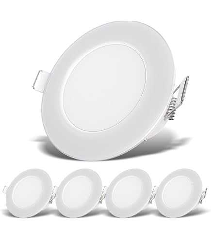 2er-Set Schwenkbare Einbaufassungen Für GU10 & MR16 – Federhalterung, Loch 70-80 Mm, Satiniertes Nickel