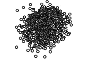 sourcing map Nitrilo Goma Juntas Tóricas 6mm OD 2mm ID 2mm Ancho, Métrico Sellado Junta, Paquete 500