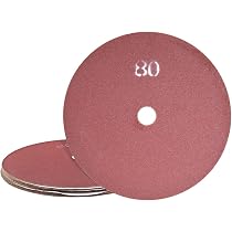 20 Stück Doppelseitige Schleifscheiben 406 Mm, SiC Körnung 120, Für Beton, Stein & Holz, Mit 25 Mm Loch, Passend Für Einscheibenmaschinen