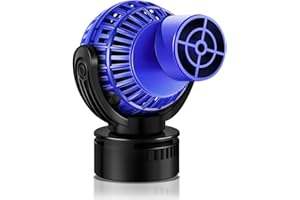 YAOBLUESEA Aquarium Strömungspumpe, Fish Tank Water Pump Strömungspumpe Wave Maker, Umwälzpumpe Wellenpumpe 360 °, Wasserpumpen Schwenkbar für Süß-und Salzwasseraquarien Wavemaker (4000L/6W)