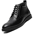LOUIS STITCH Chukka Boots for Men | High Ankle Leather Boots | Formal Office & Business Wear | Versatile Hiking and Casual Shoes | Stylish and Durable Formal for Men (LSBT-WBND_)