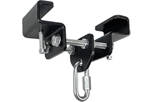 FOOZET Cintres pour sac de frappe en acier robuste pour poutre en bois et poutre métallique, charge maximale de 500 kg