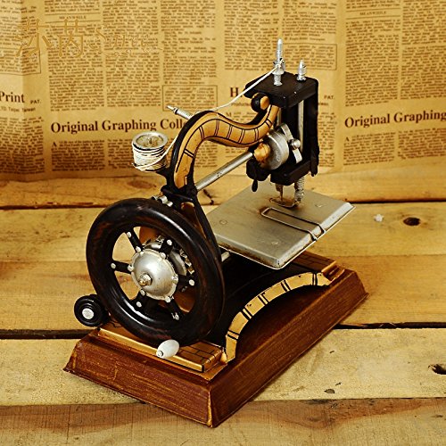 GFEI Maquina de coser antigua retro muebles hogar muebles hierro estaño modelo PROPS / tienda de ropa la decoracion de...