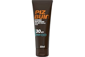 Piz Buin, Protección Solar Facial en Gel, Hydro Infusion SPF 30 Protección Alta, 50 ml