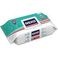 Neko Germ Protection Wipes for Multi-surfaces | Large (200 mm X 200 mm) - Lid Pack (80 wipes)
