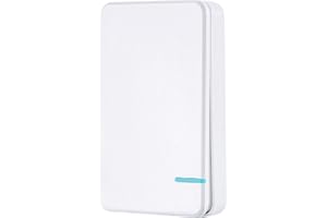 Mengshen Interruttore Della Luce Wireless, Nessuna Connessione Wifi Richiesta, Facile Da Installare, Interruttore A 1 Via (Dimensioni Ridotte)