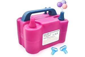 Elektrische Ballonpumpe,Elektrische Luftballonpumpe 220V 600W Inflatorgebläse Ballonpumpe,Doppeldüse Inflatorgebläse Tragbare
