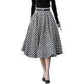 JANAK Girls Mid Length Cotton Midi Blend Skirt 113 Black,Free Size