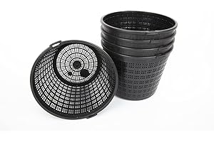 Lincolnshire Pond Plants Ltd Pond Planting Aquatic Basket Packs - 2 Litre - 17cm Round x 3