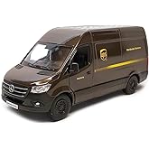 KiNSMART Mercedes-Benz Sprinter UPS S&uuml;r&uuml;m&uuml; Teslimat Van 1:48 &Ouml;l&ccedil;ekli 5 in&ccedil;